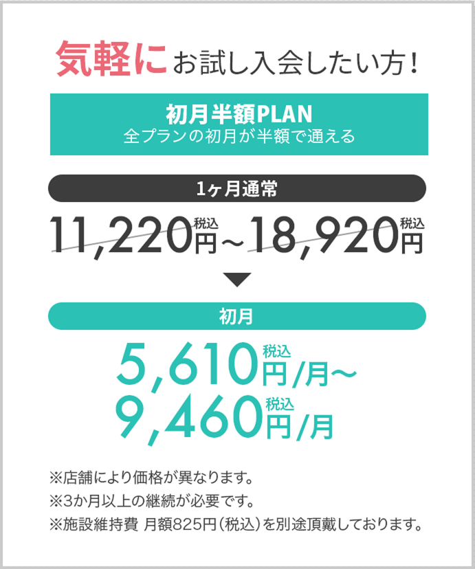 ピラティスKのキャンペーン情報